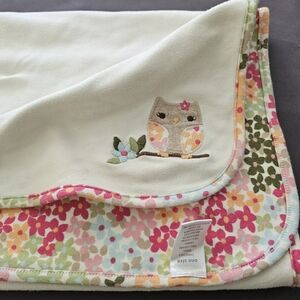 Rare Vintage Baby Girl New Gymboree Daddy's Night Owl Baby Blanket